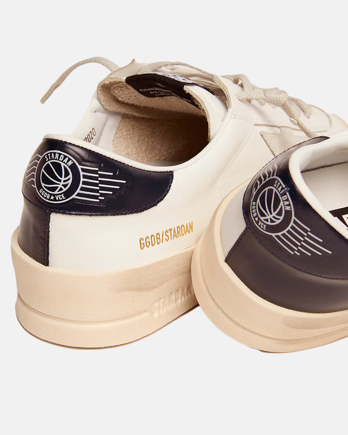 Stardan White Leather Ice Blue