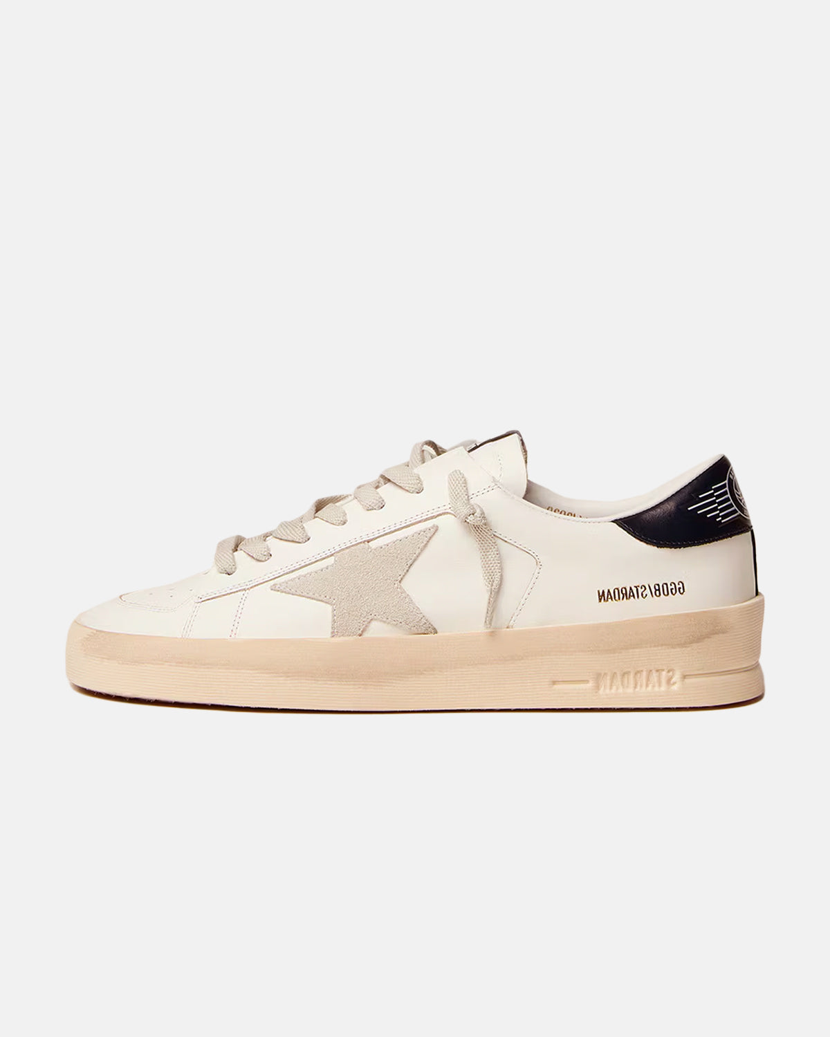 Stardan White Leather Ice Blue