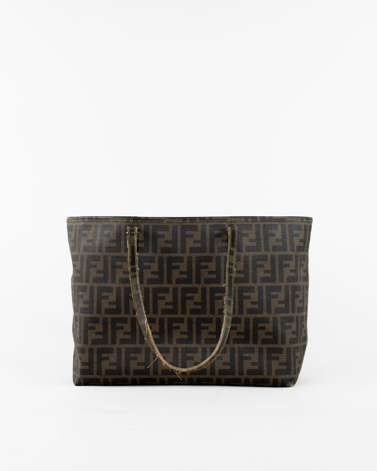 Zucca Canvas Tote Bag Black Brown