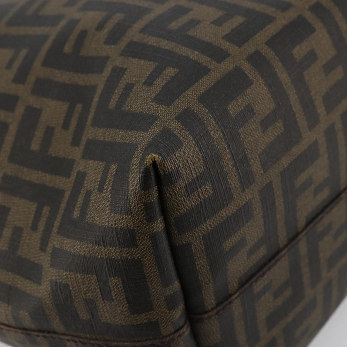 Zucca Canvas Tote Bag Black Brown