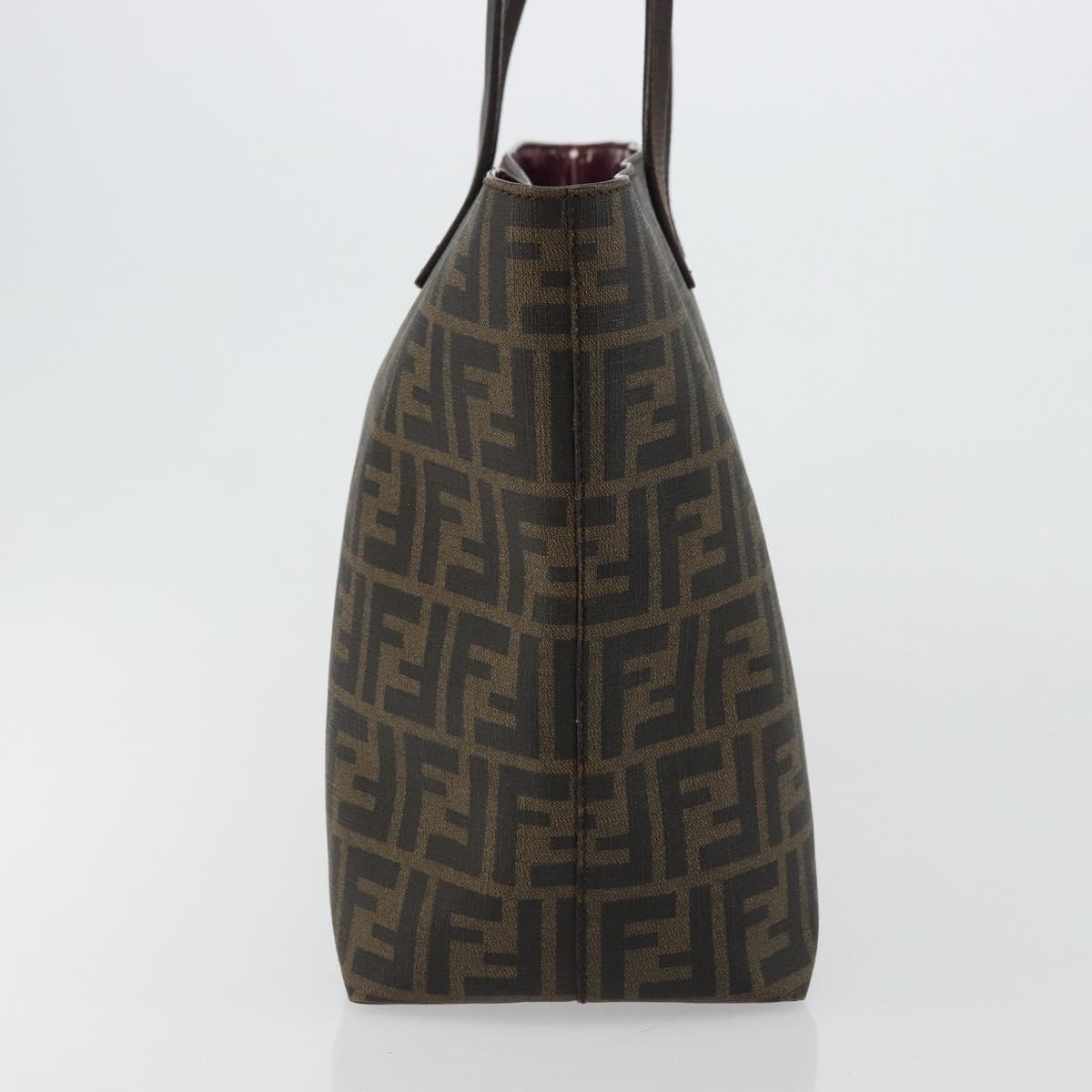 Zucca Canvas Tote Bag Black Brown