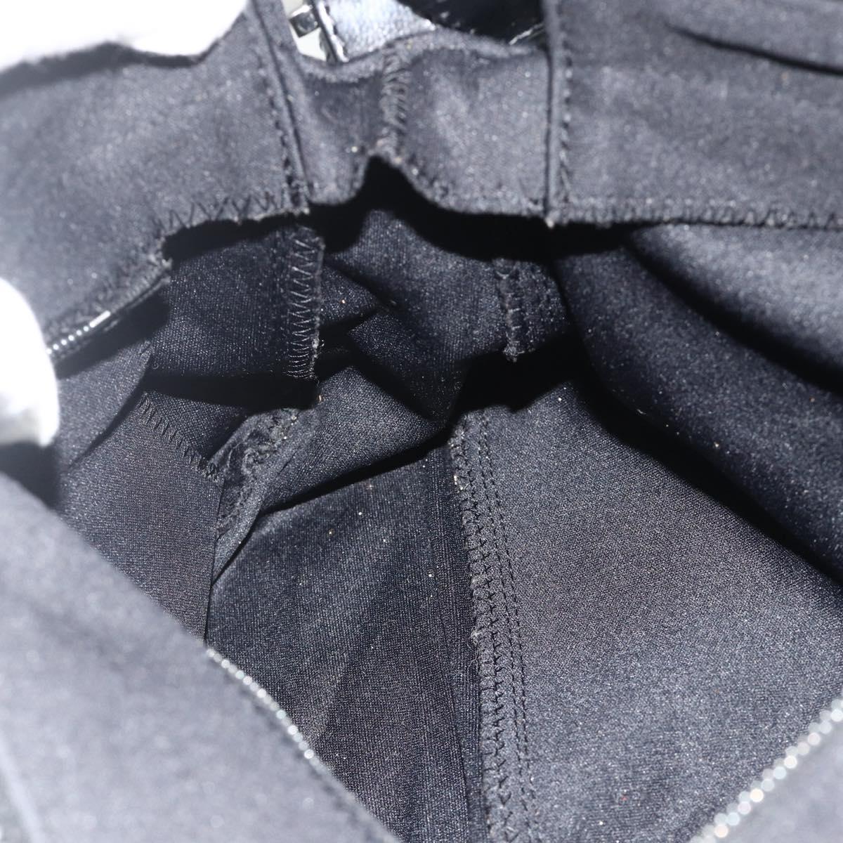 Mamma Baguette Shoulder Bag Nylon Black Silver