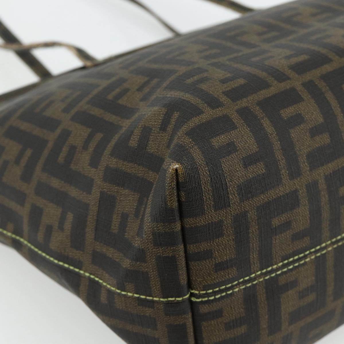 Zucca Canvas Tote Bag Black Brown