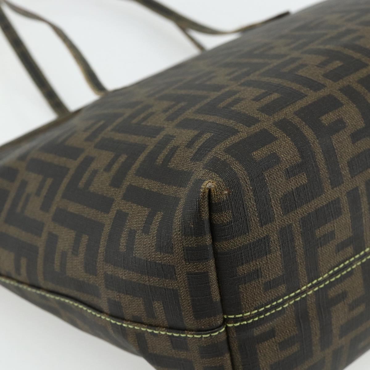 Zucca Canvas Tote Bag Black Brown