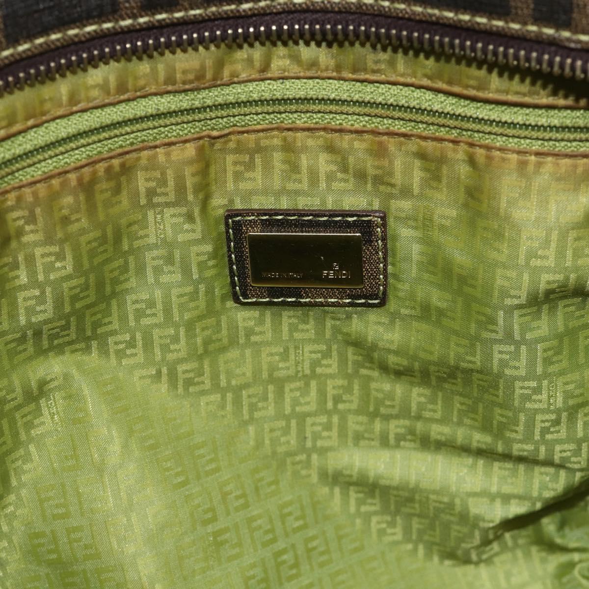Zucca Canvas Tote Bag Black Brown