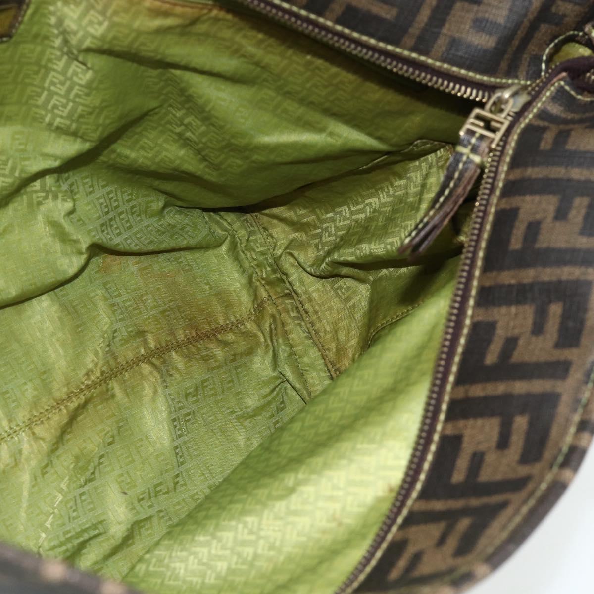 Zucca Canvas Tote Bag Black Brown