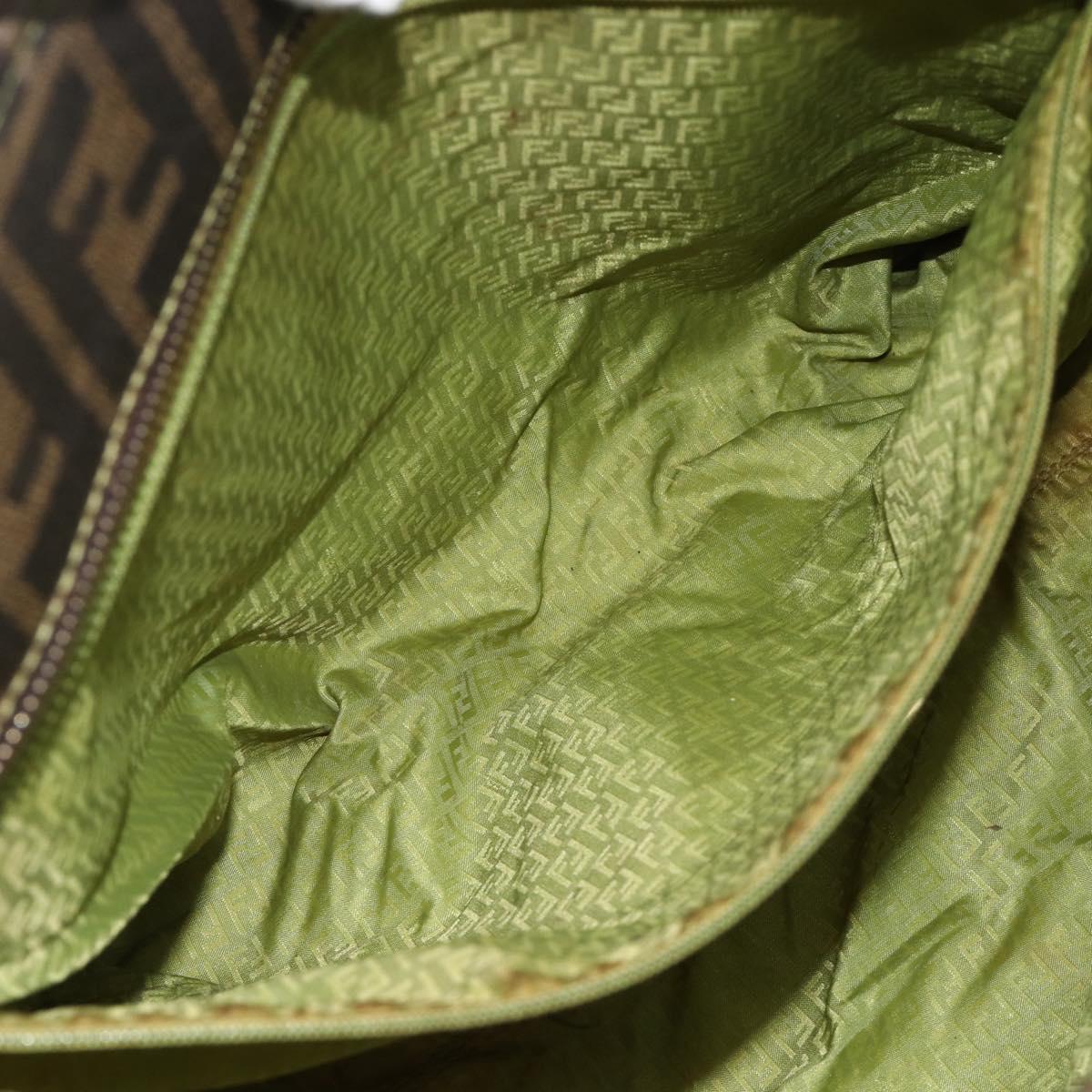 Zucca Canvas Tote Bag Black Brown