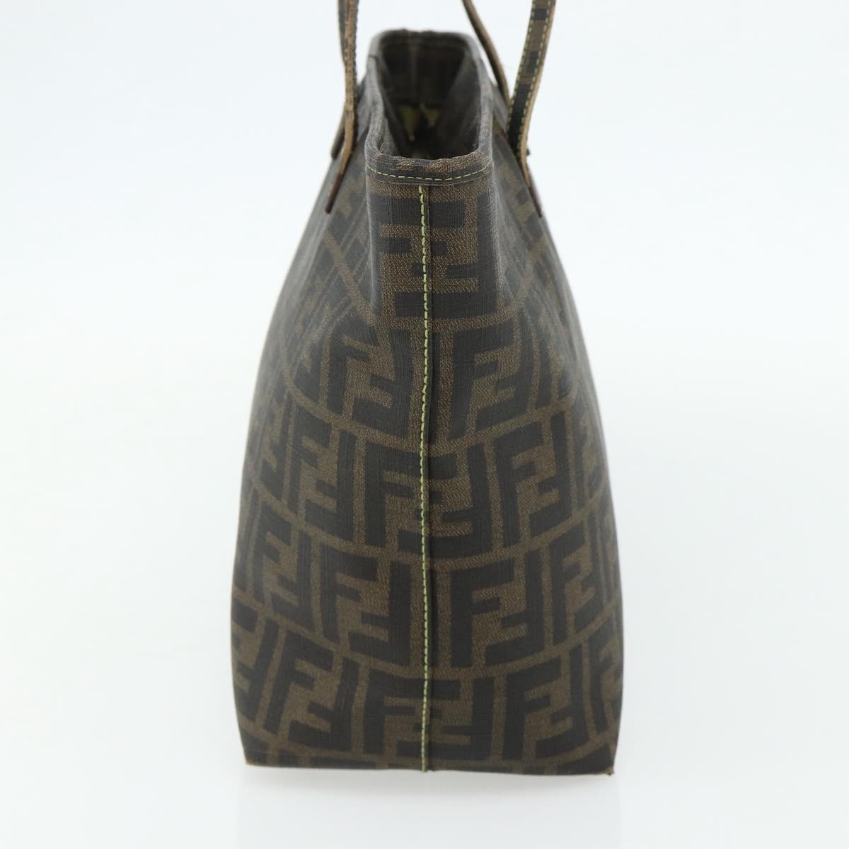 Zucca Canvas Tote Bag Black Brown
