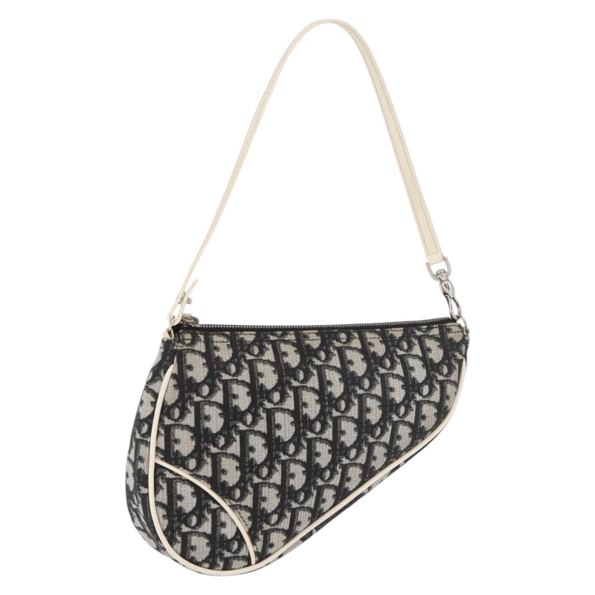Trotter Canvas Saddle Accessory Pouch Black Silver
