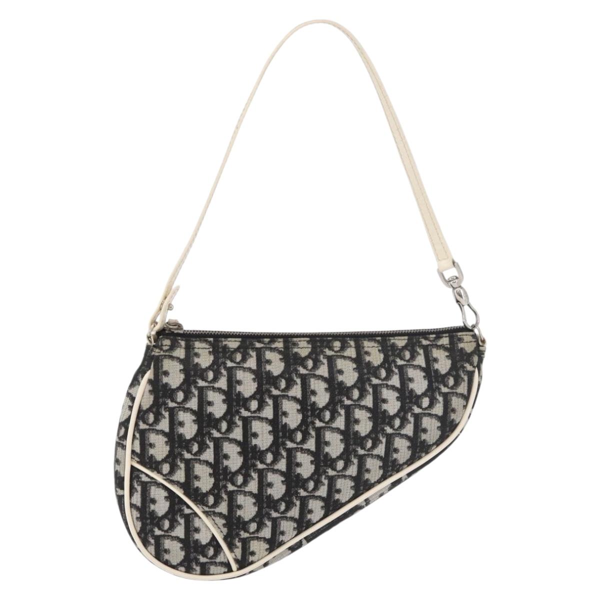 Trotter Canvas Saddle Accessory Pouch Black Silver