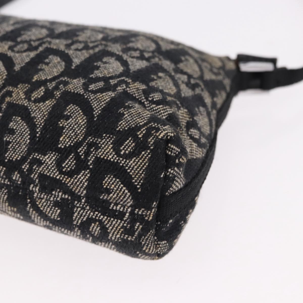 Trotter Canvas Accessory Pouch Black Silver
