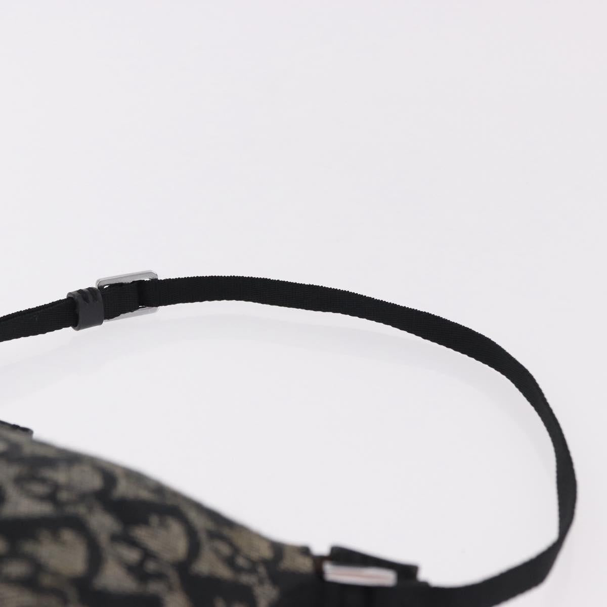 Trotter Canvas Accessory Pouch Black Silver