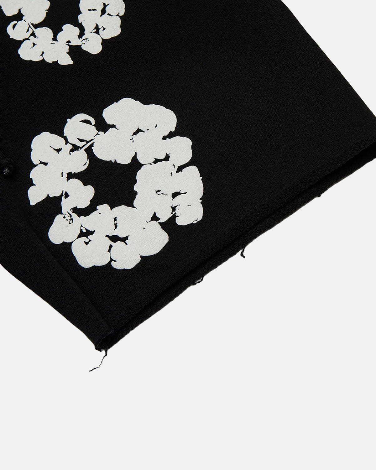 The Black Cotton Wreath Shorts