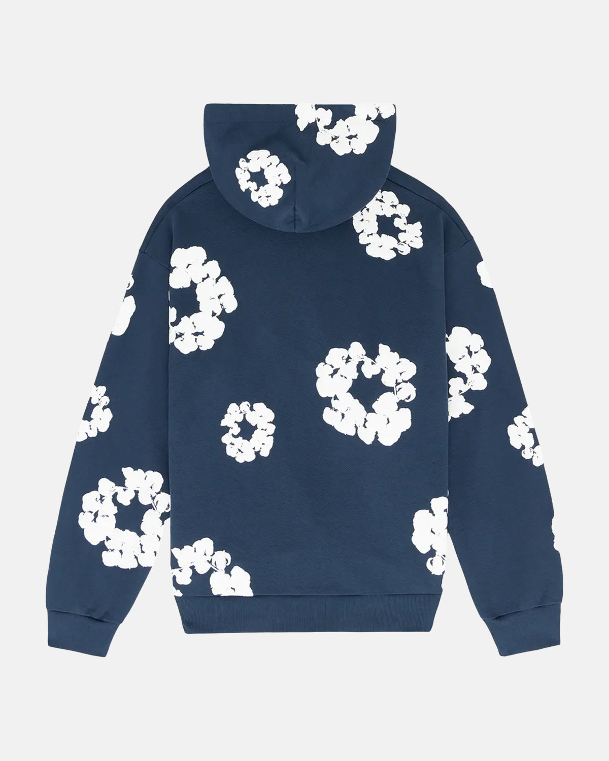 The Cotton Wreath Hoodie Navy