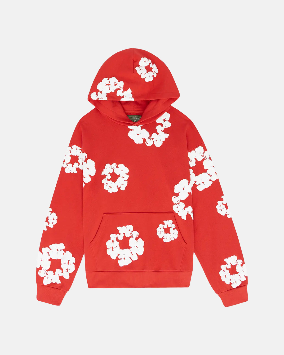 The Cotton Wreath Hoodie Red