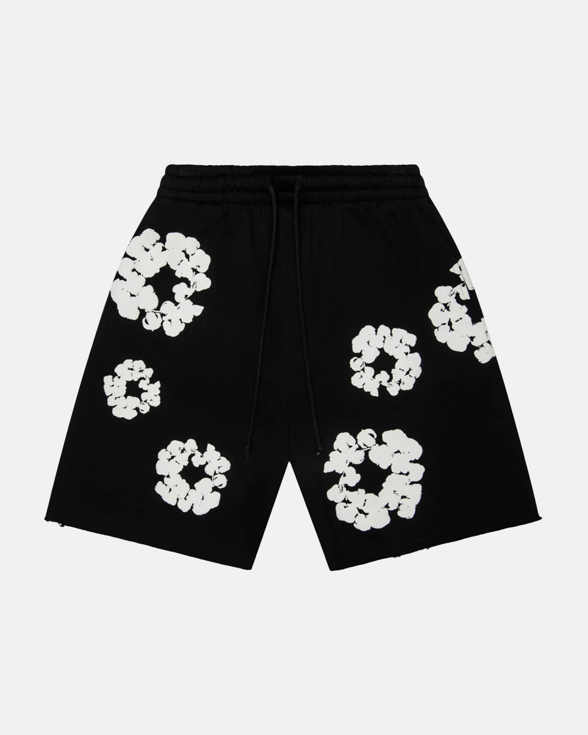 The Black Cotton Wreath Shorts