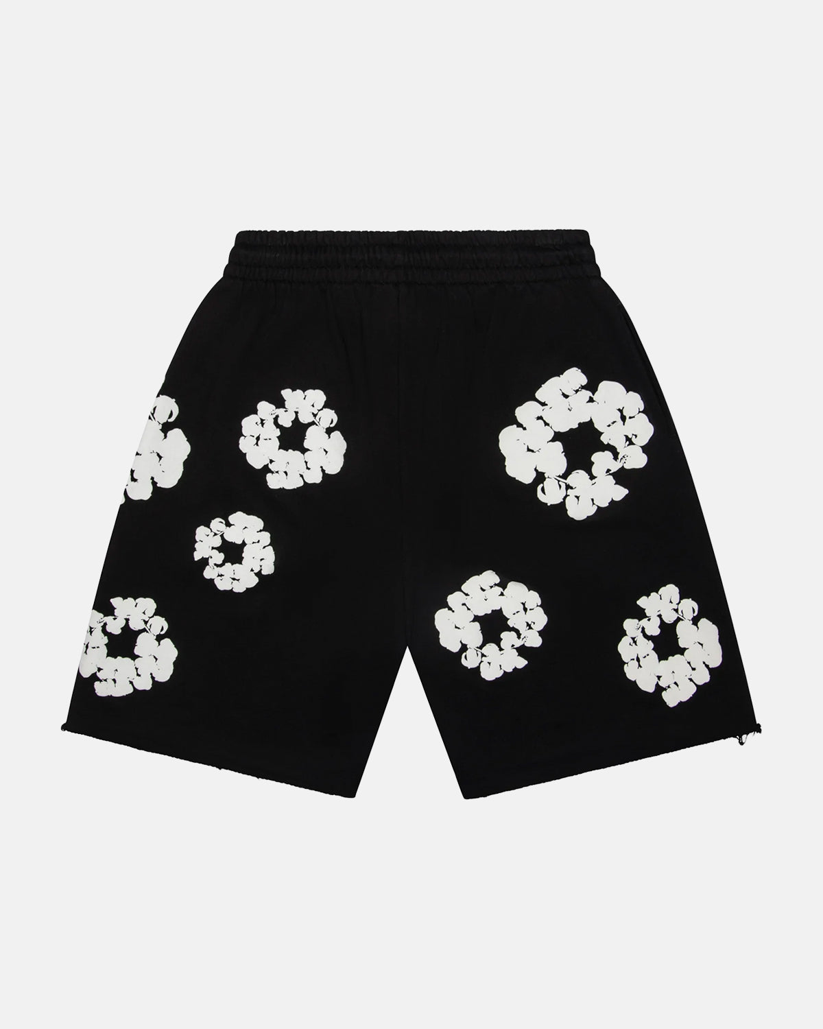 The Black Cotton Wreath Shorts