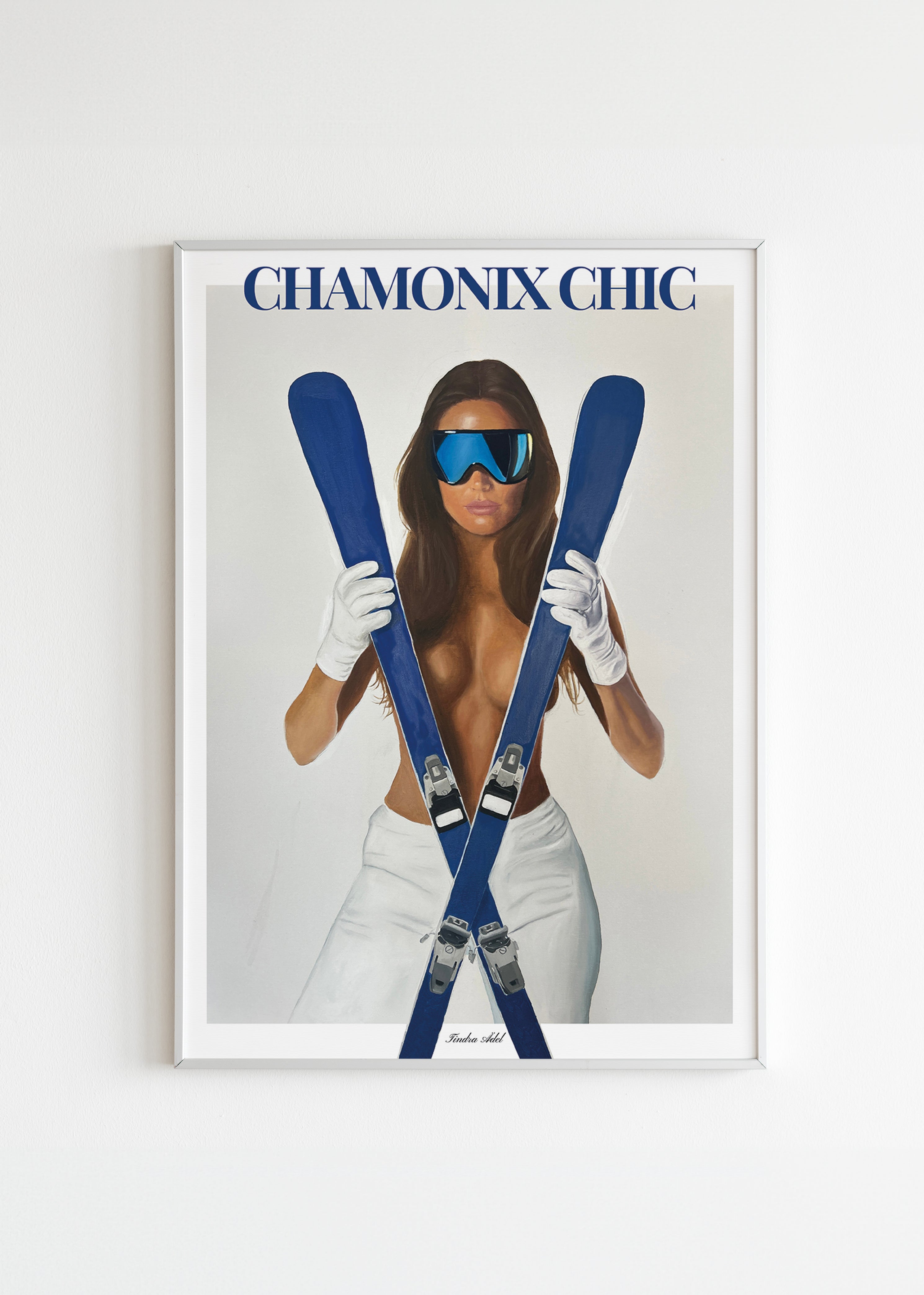 "Chamonix Chic" Poster