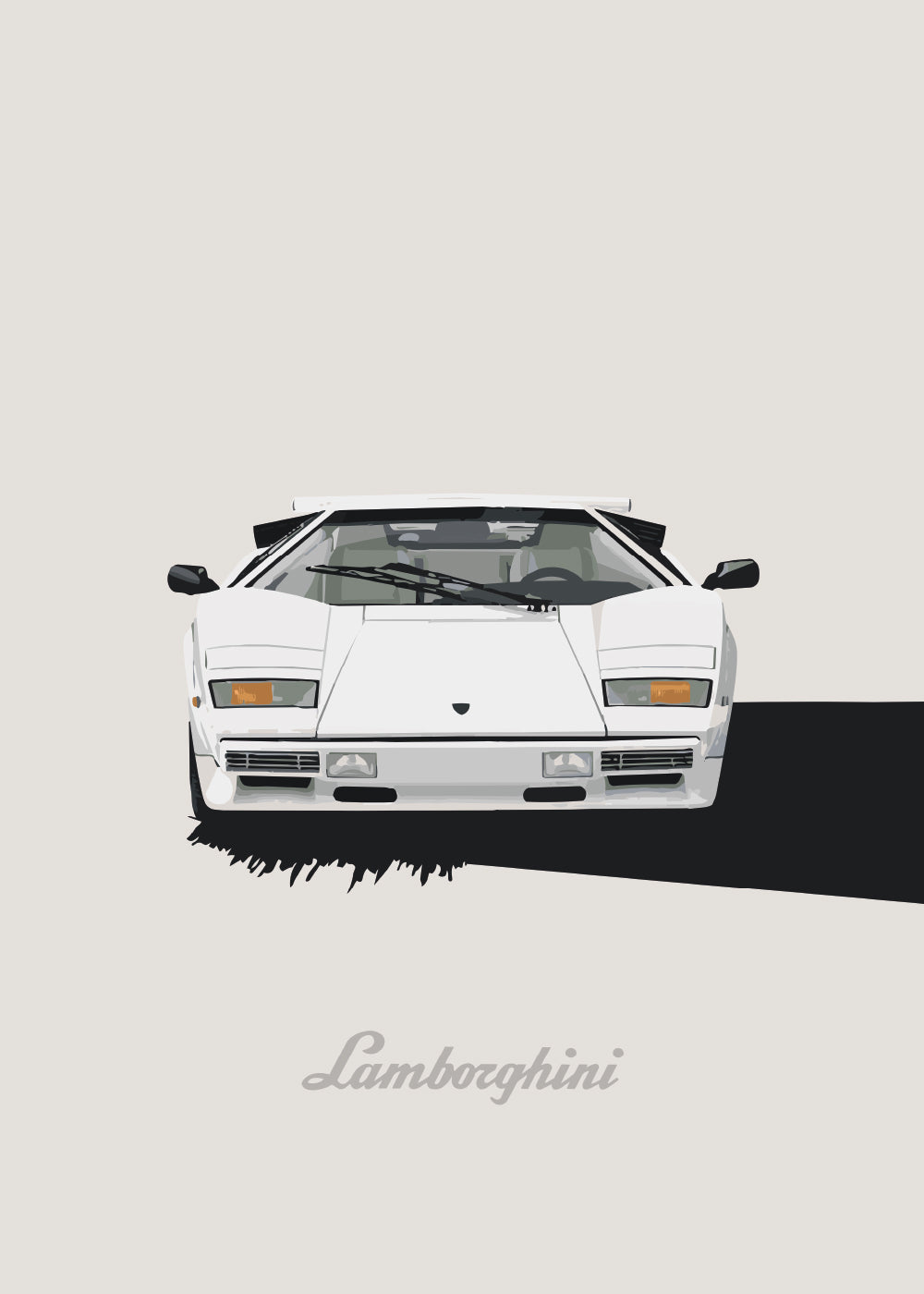 "Countach No.1" Poster