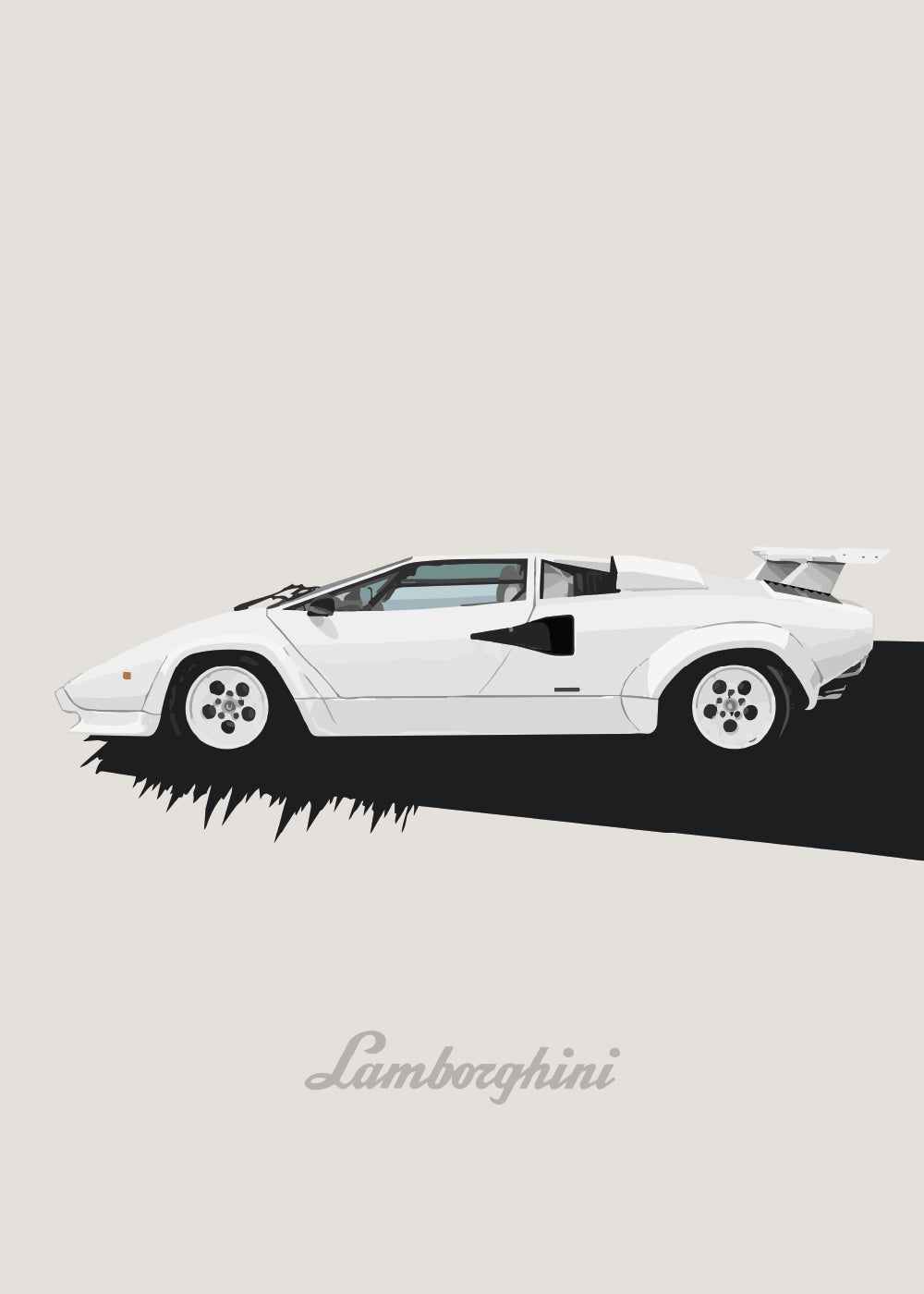 "Countach No.2" Poster