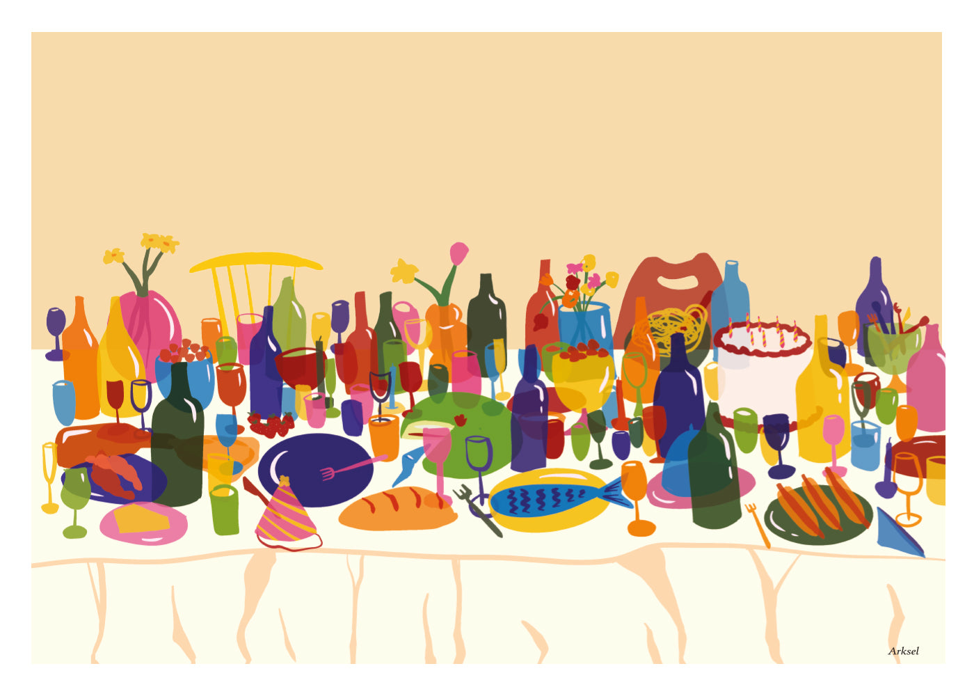 "Dinner Party" Poster