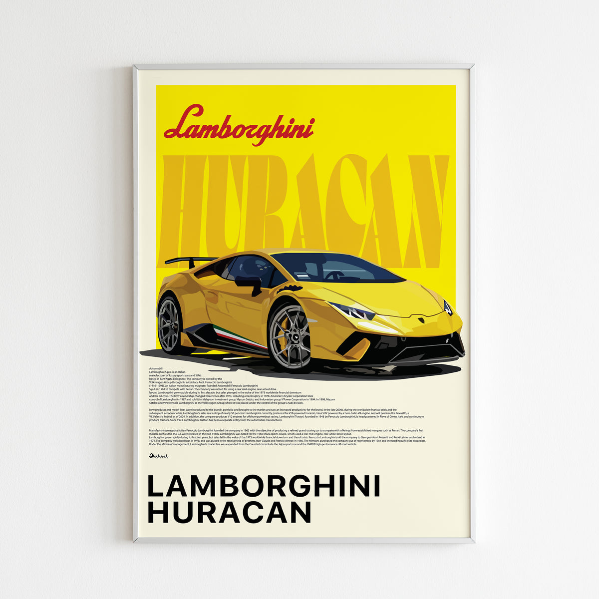 Handla Arksel Lamborghini Huracan Poster online | Smidigt och enkelt på nätet - Merchsweden |