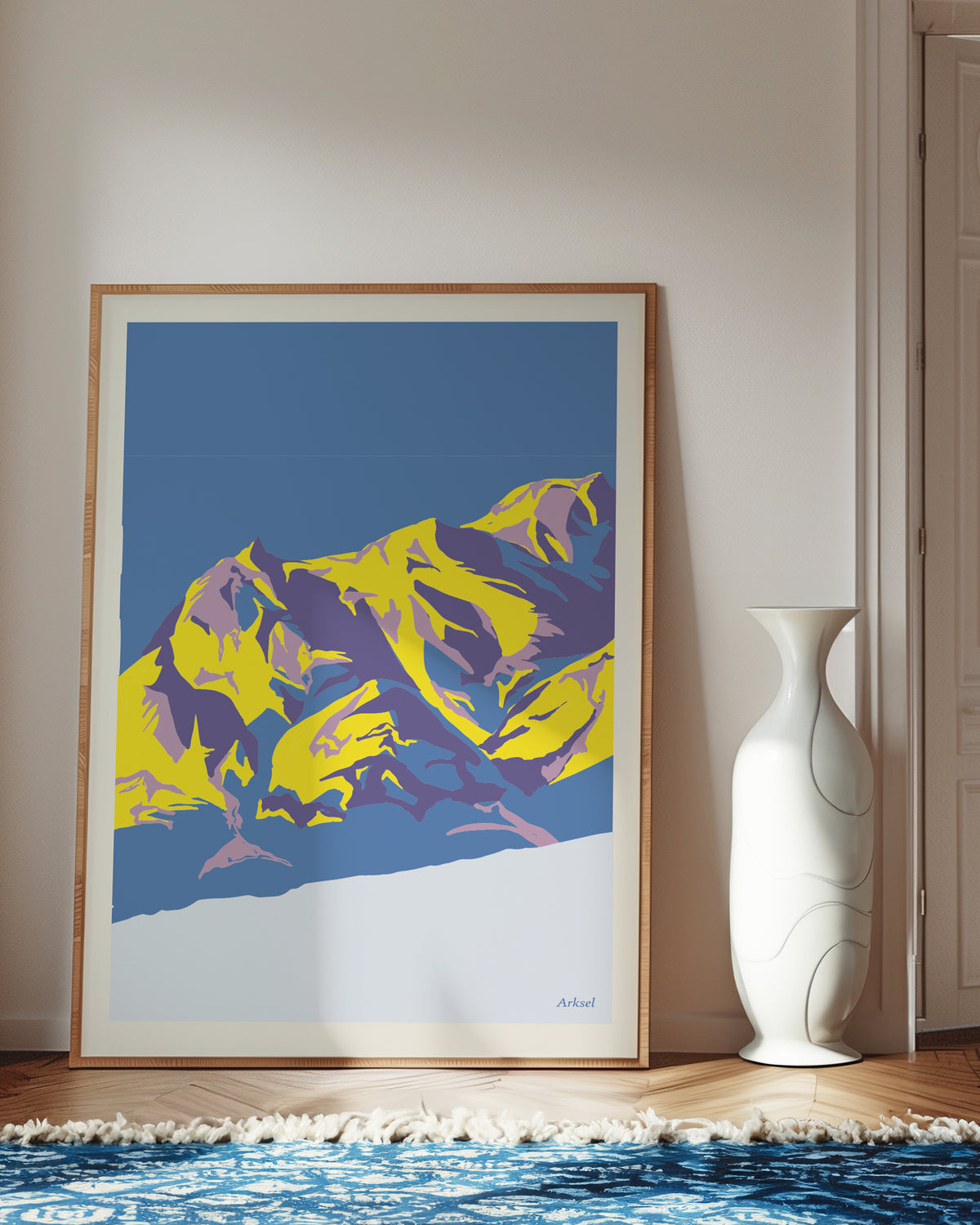 Retro Ski Poster