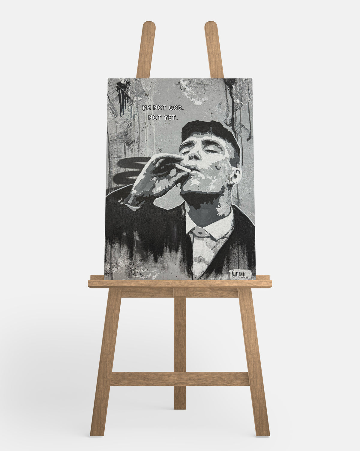 "Im not God" Canvas Print