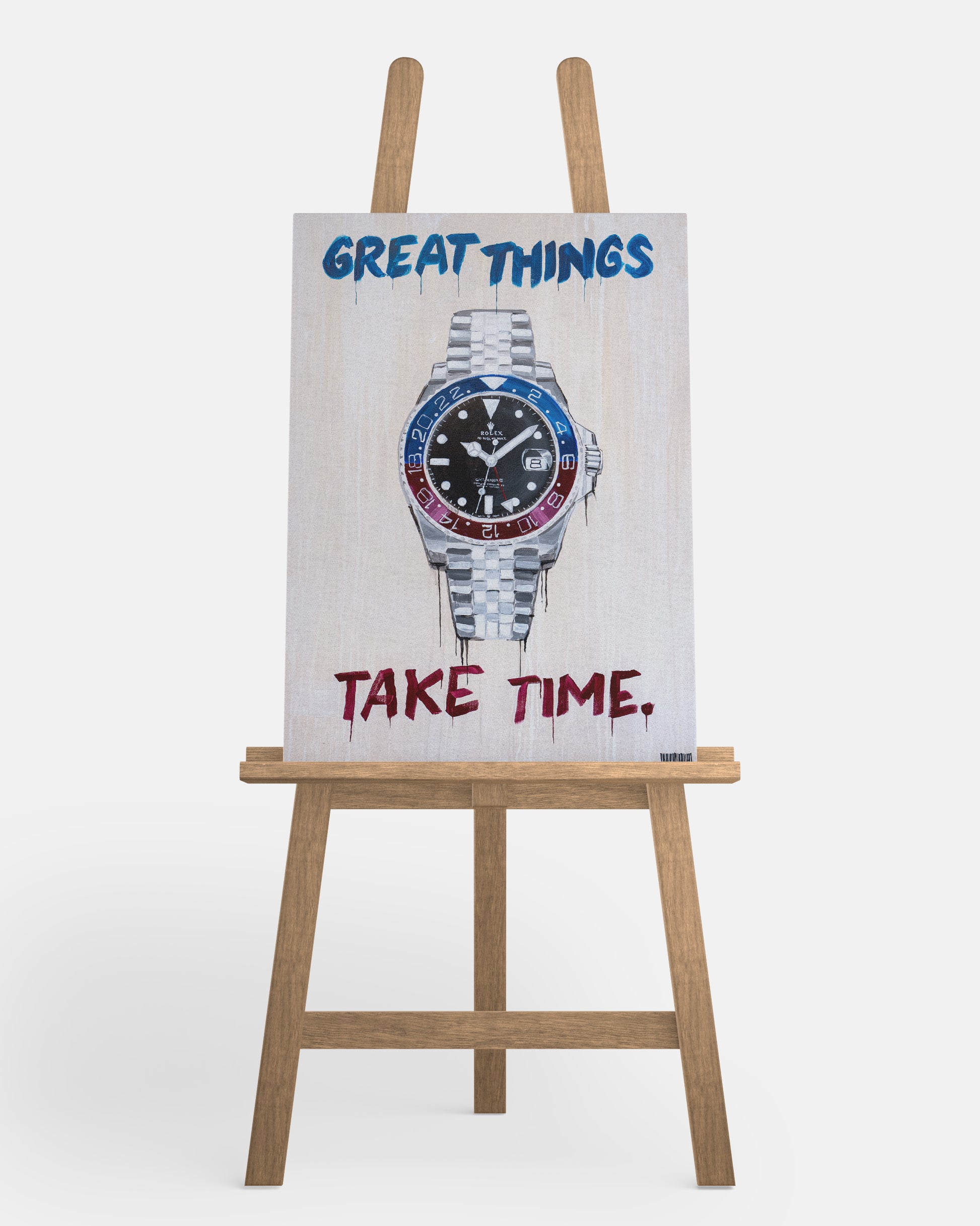 "Great Things, Takes Time" Canvas Print