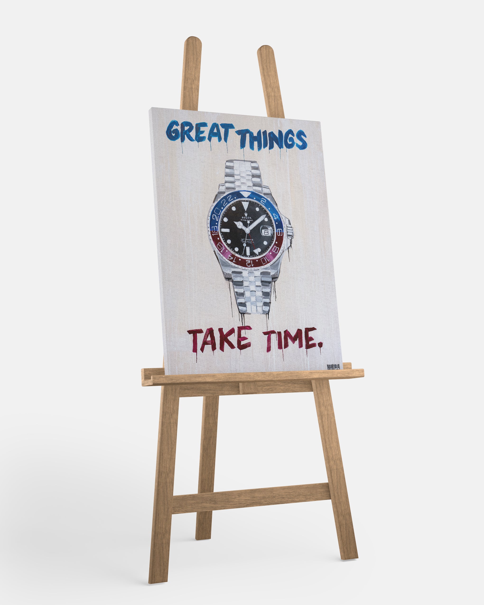 "Great Things, Takes Time" Canvas Print