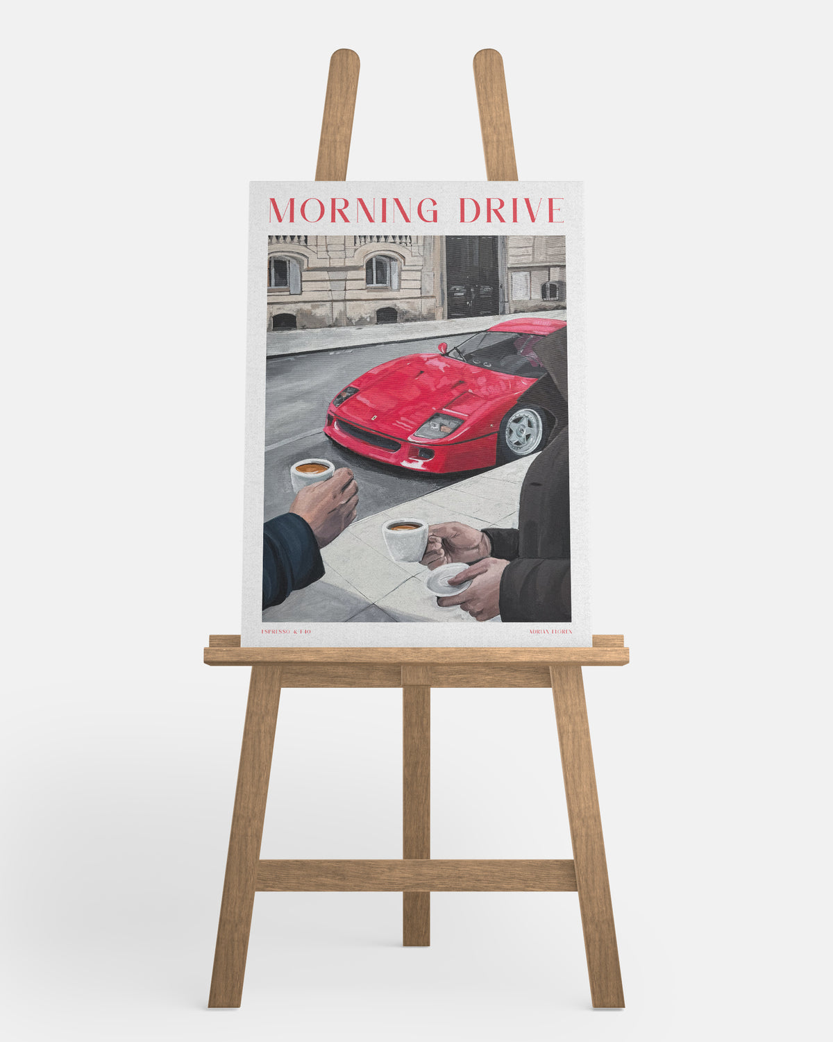 "Morning Drive" Canvas Print