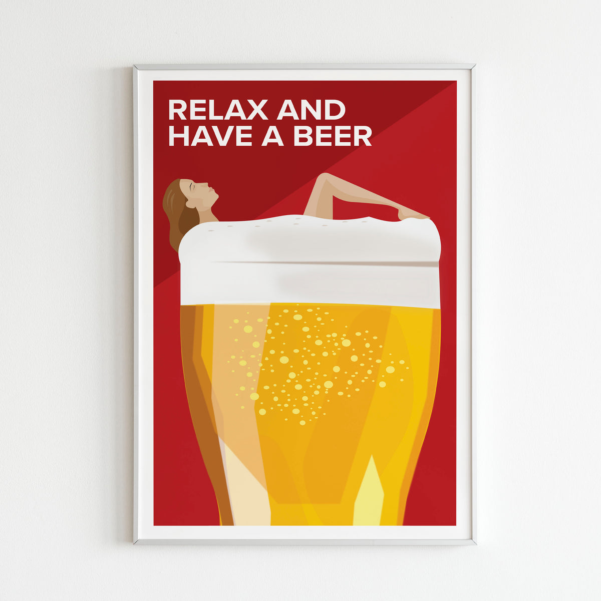 Handla Arksel Relax and have a beer Poster online | Smidigt och enkelt på nätet - Merchsweden |