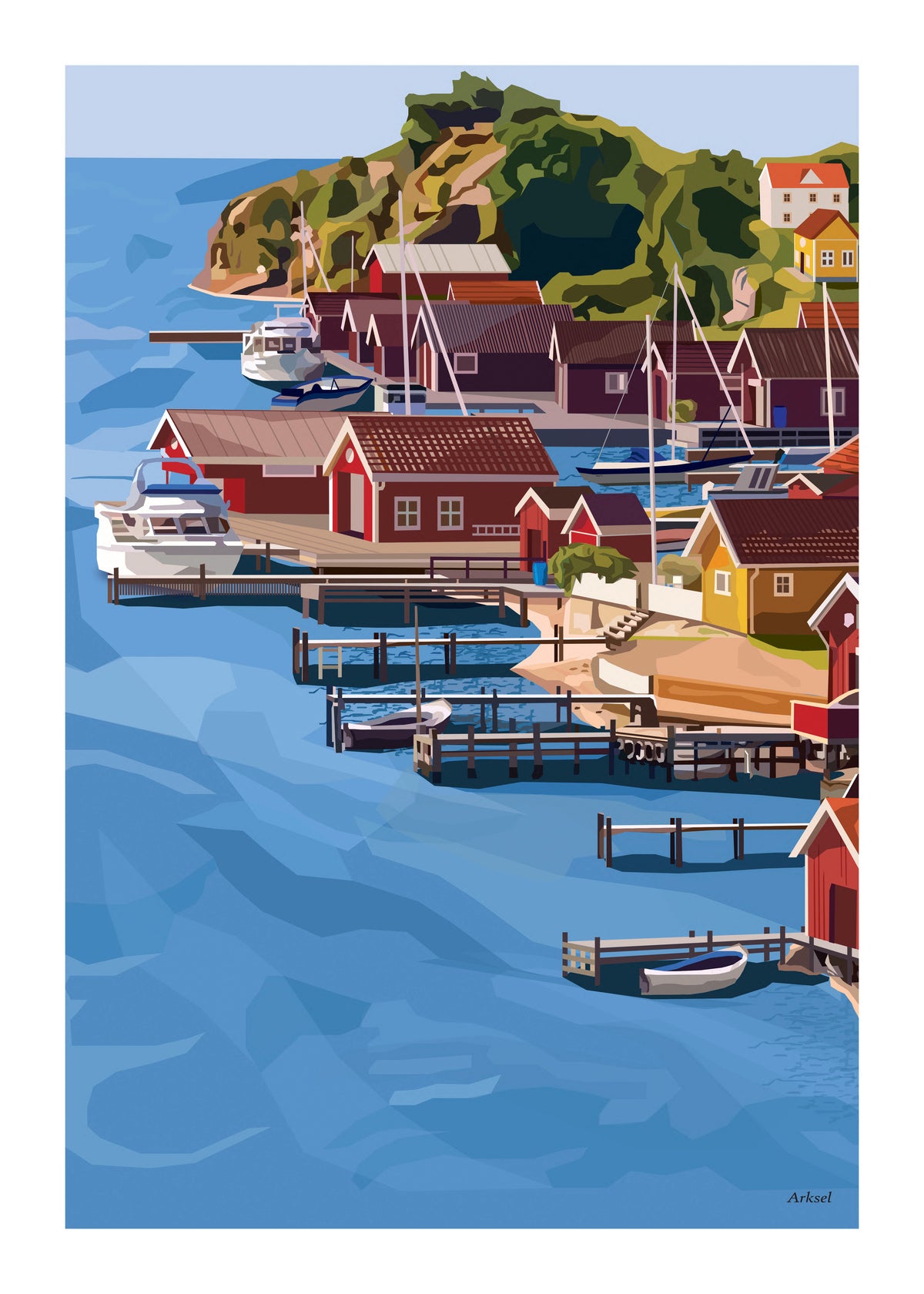 Handla Arksel Skärgården Poster online | Smidigt och enkelt på nätet - Merchsweden |
