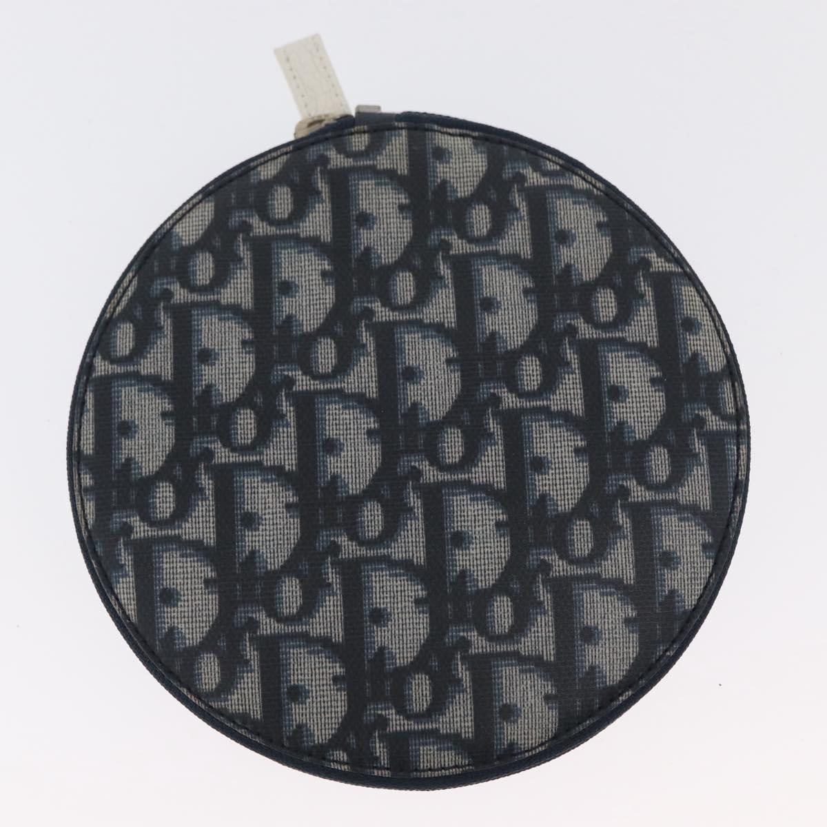 Trotter Canvas Hand Bag Navy Silver