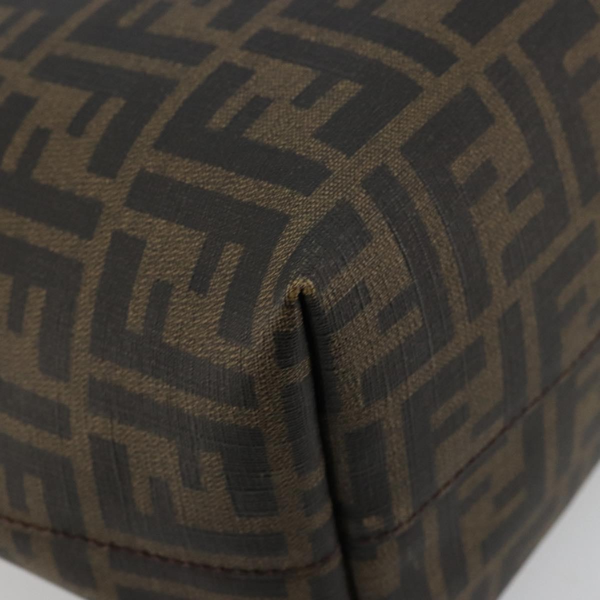 Zucca Canvas Tote Bag Black Brown