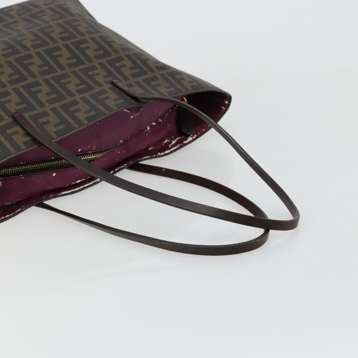 Zucca Canvas Tote Bag Black Brown