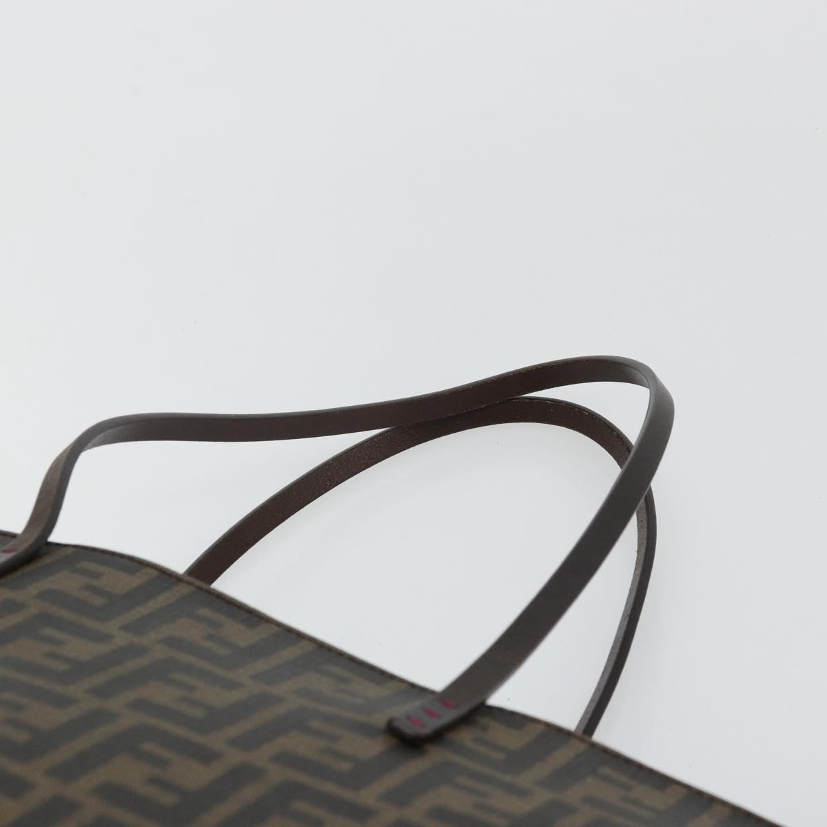 Zucca Canvas Tote Bag Black Brown
