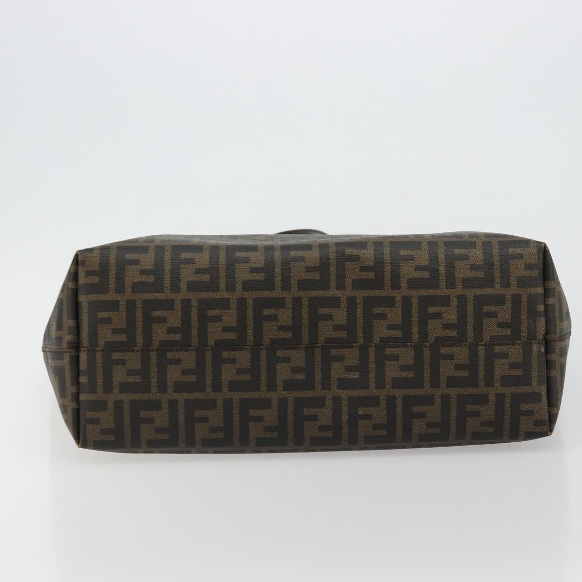 Zucca Canvas Tote Bag Black Brown