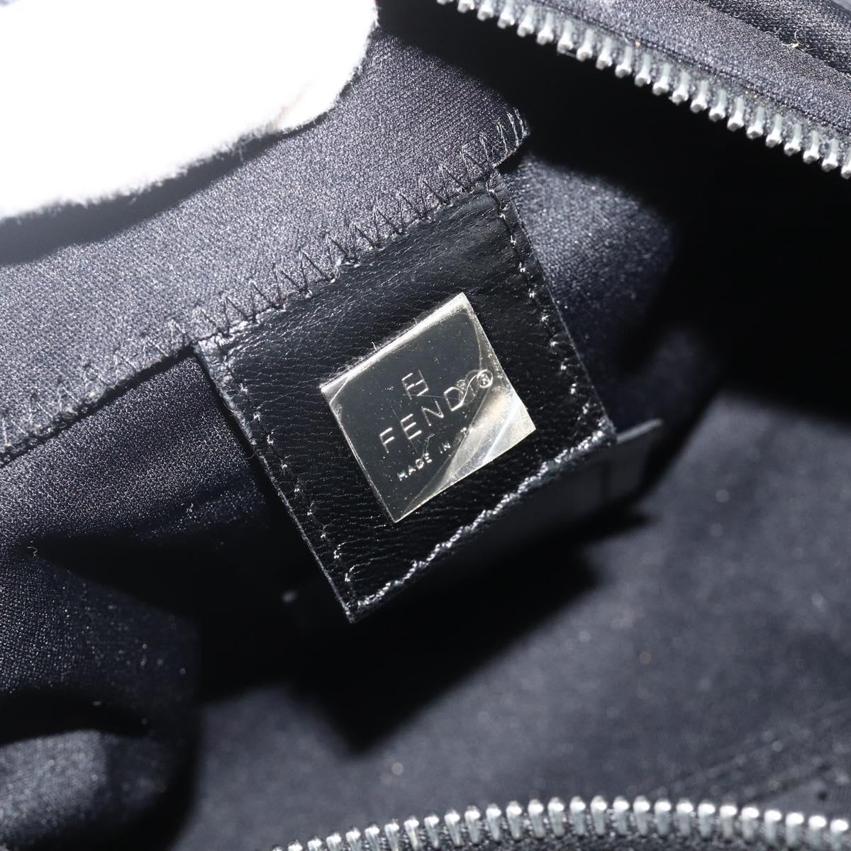 Mamma Baguette Shoulder Bag Nylon Black Silver