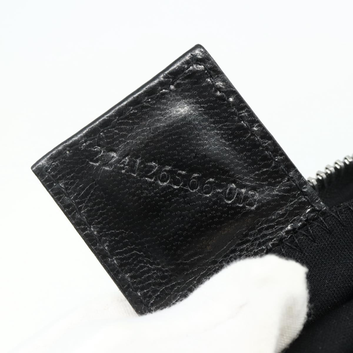 Mamma Baguette Shoulder Bag Nylon Black Silver
