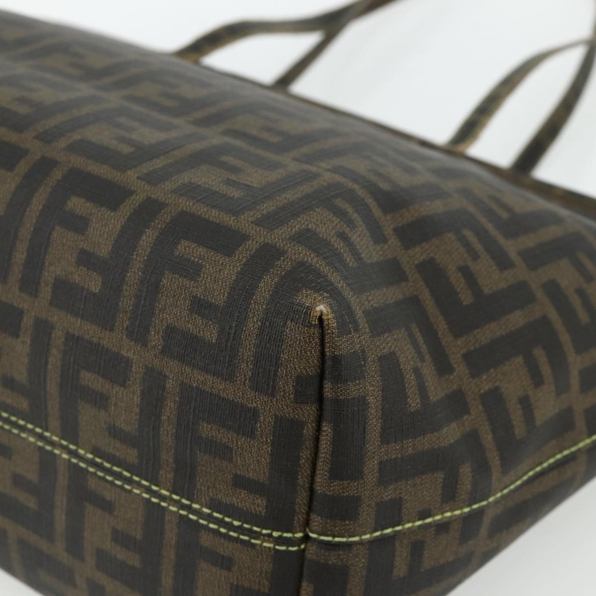 Zucca Canvas Tote Bag Black Brown