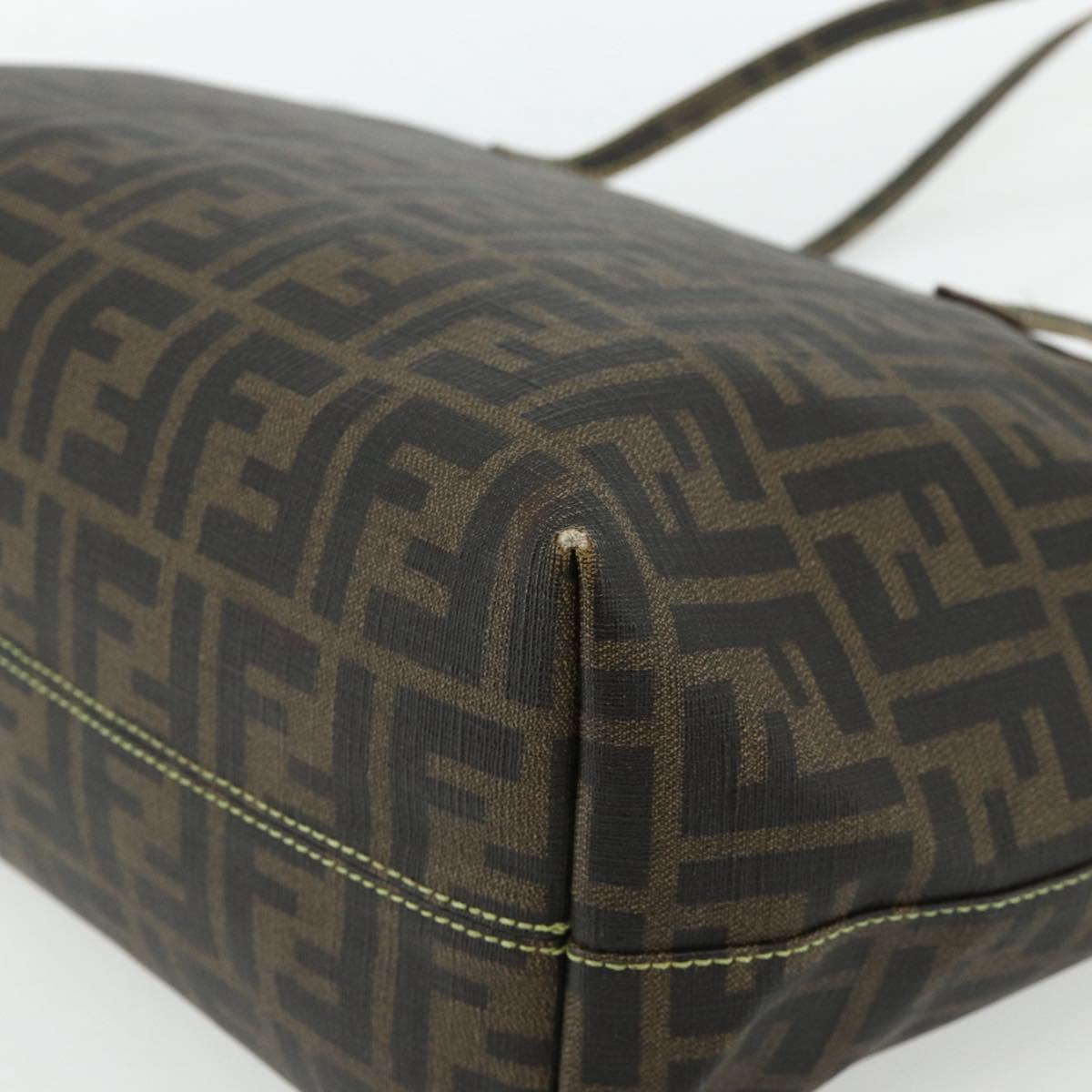 Zucca Canvas Tote Bag Black Brown