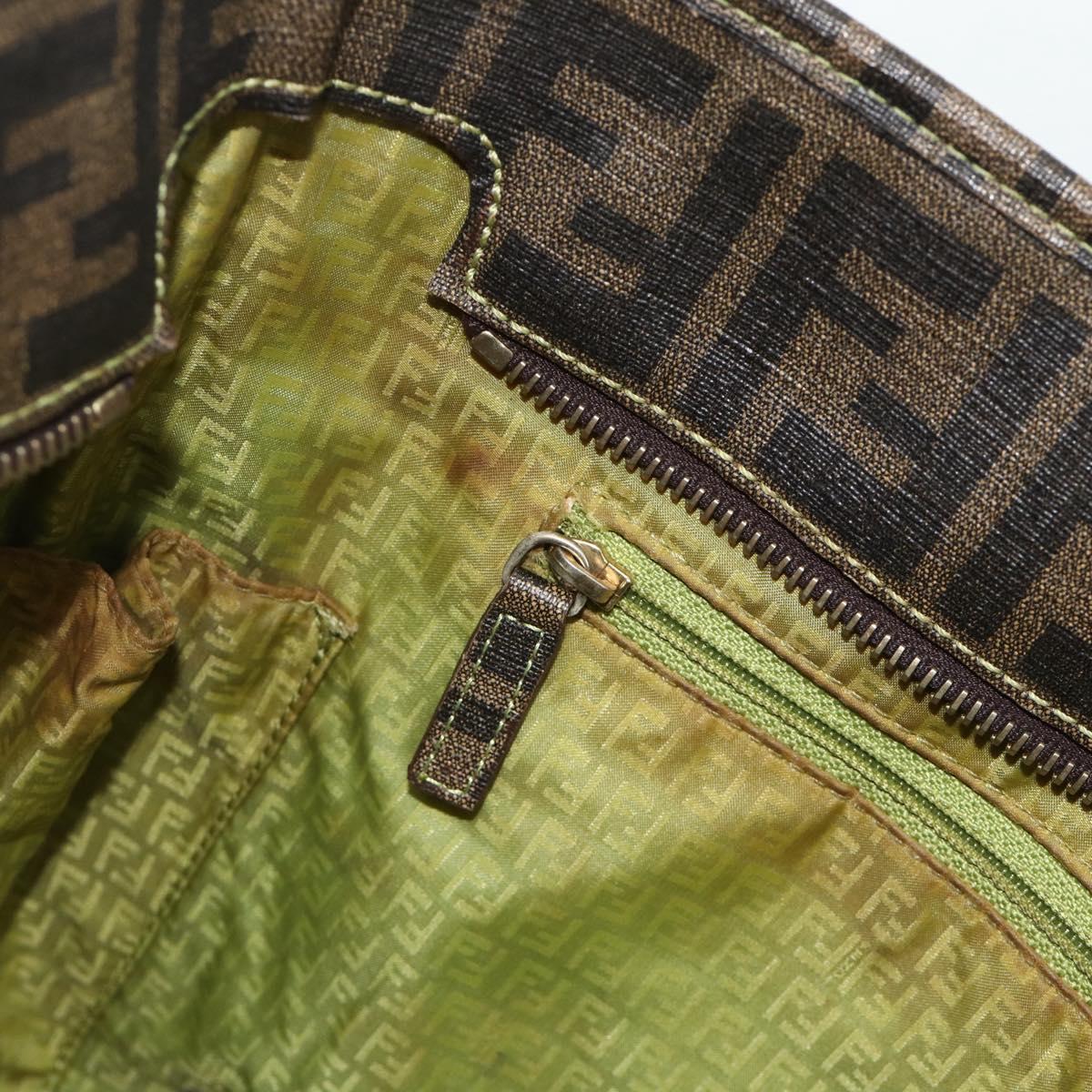 Zucca Canvas Tote Bag Black Brown