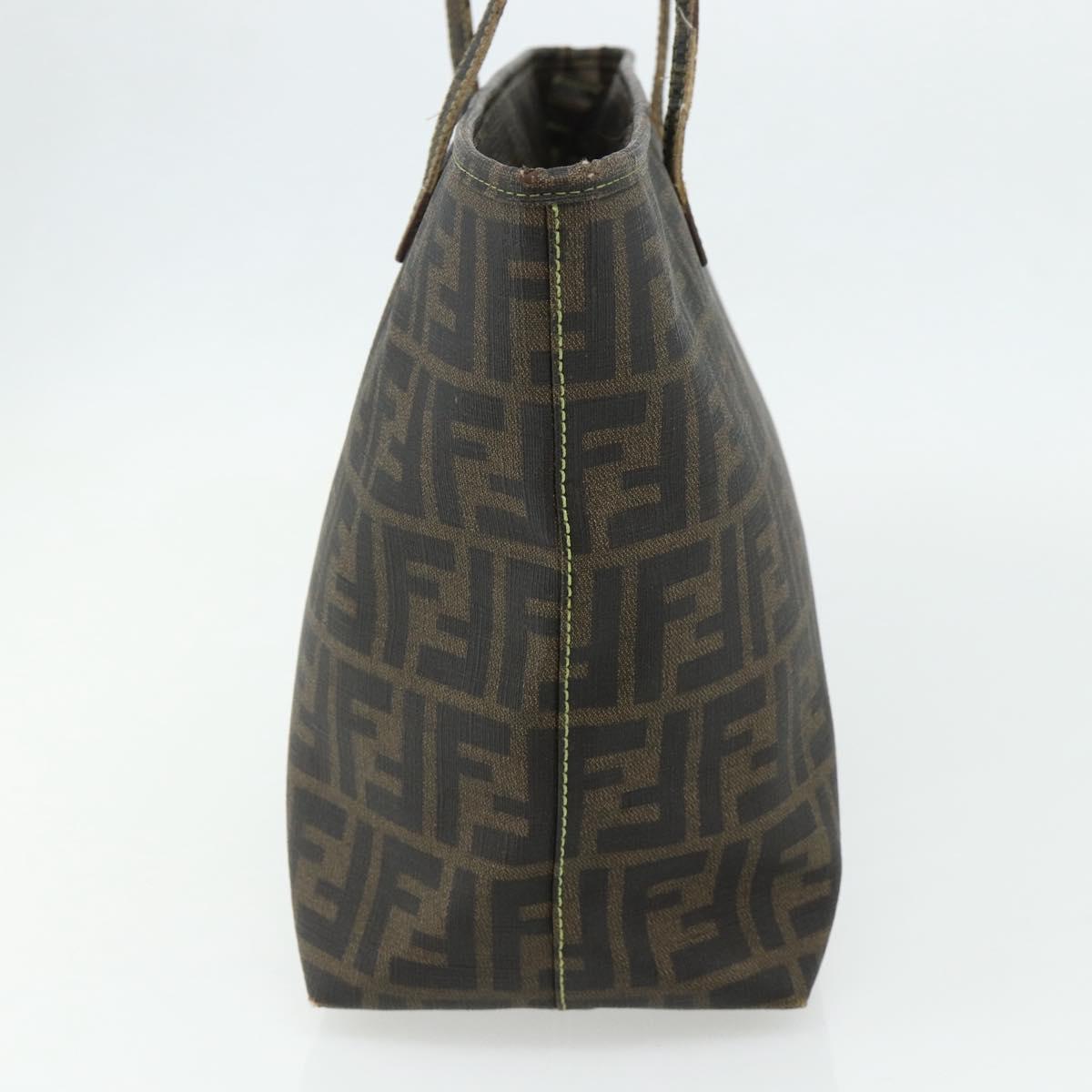 Zucca Canvas Tote Bag Black Brown