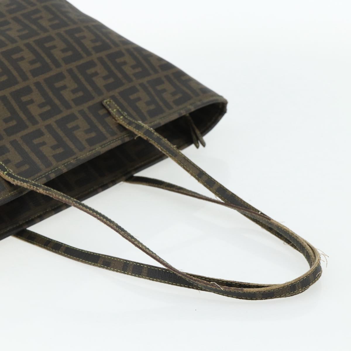 Zucca Canvas Tote Bag Black Brown