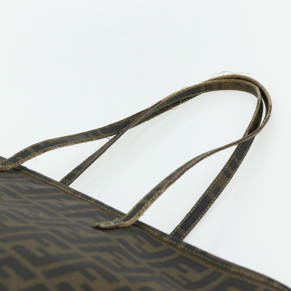 Zucca Canvas Tote Bag Black Brown
