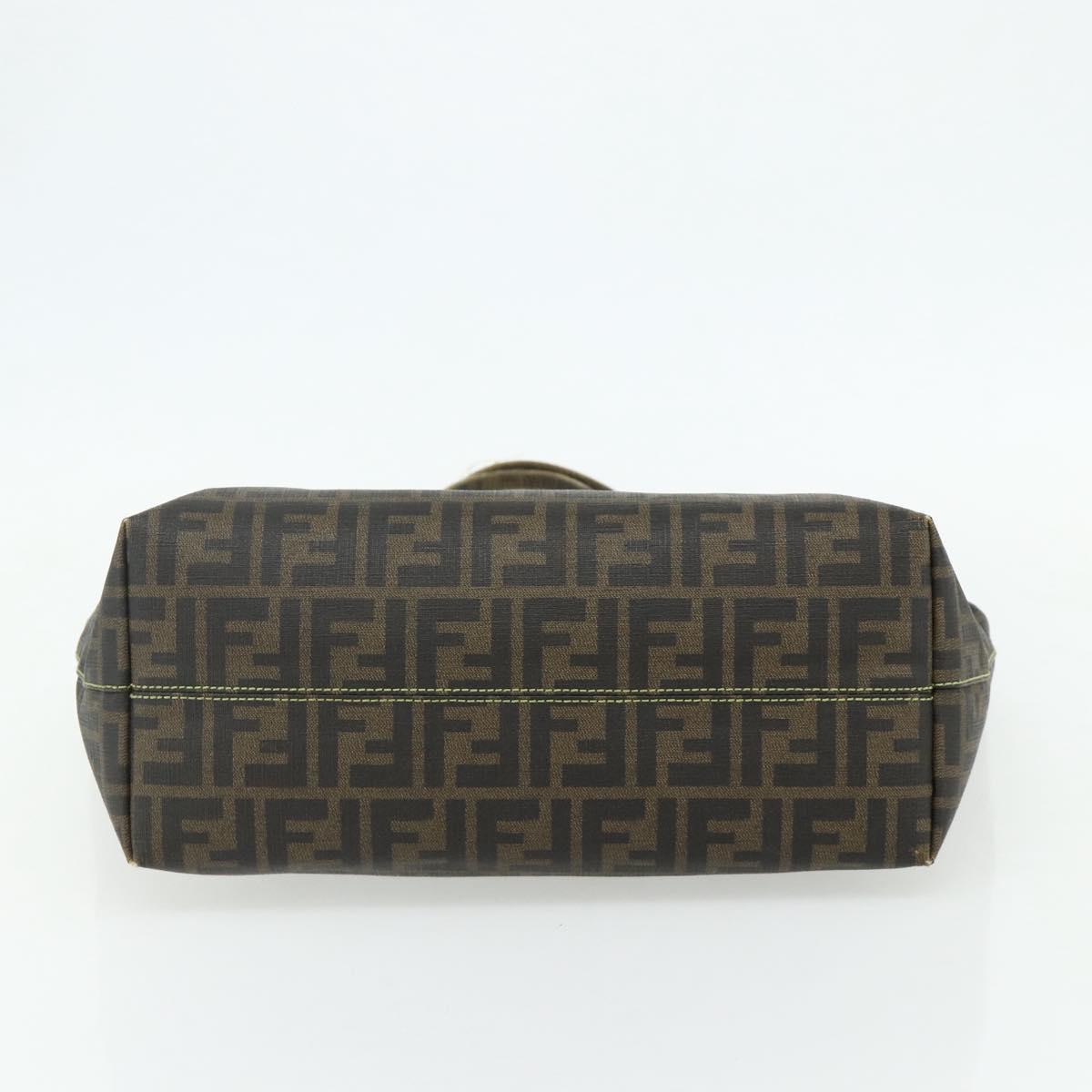 Zucca Canvas Tote Bag Black Brown