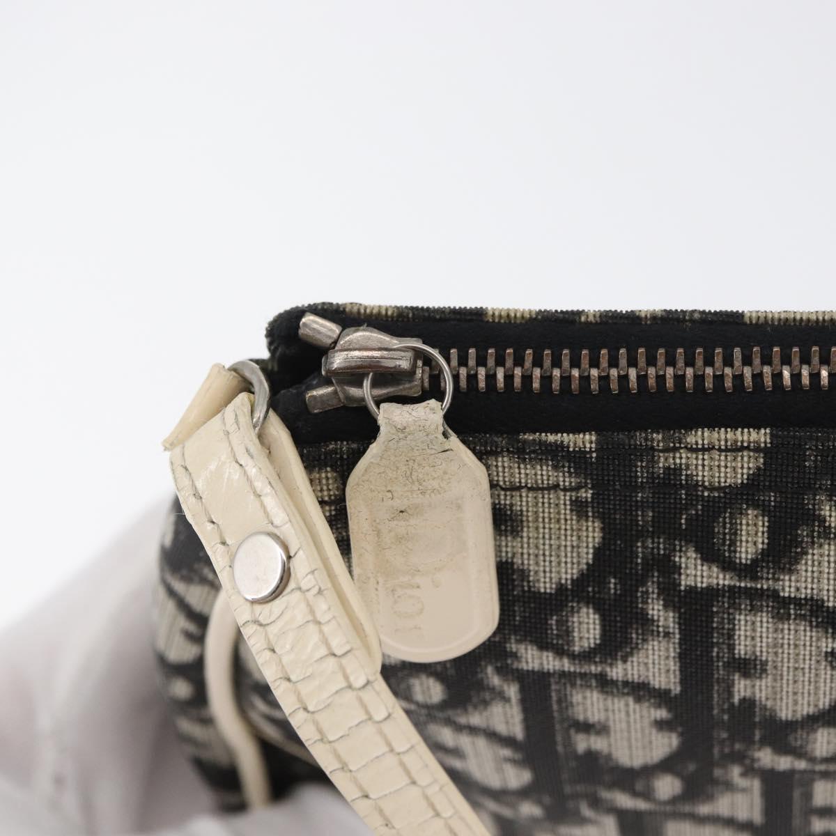 Trotter Canvas Saddle Accessory Pouch Black Silver