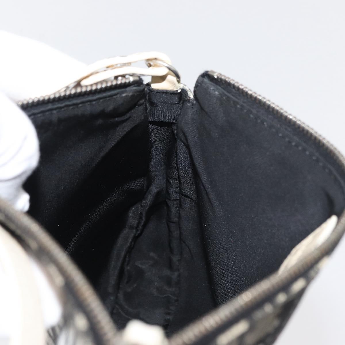 Trotter Canvas Saddle Accessory Pouch Black Silver