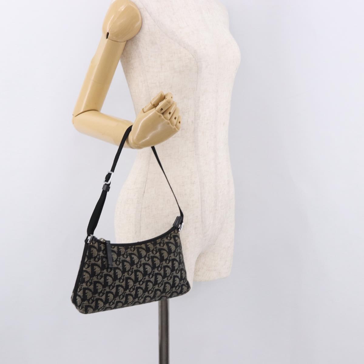 Trotter Canvas Accessory Pouch Black Silver